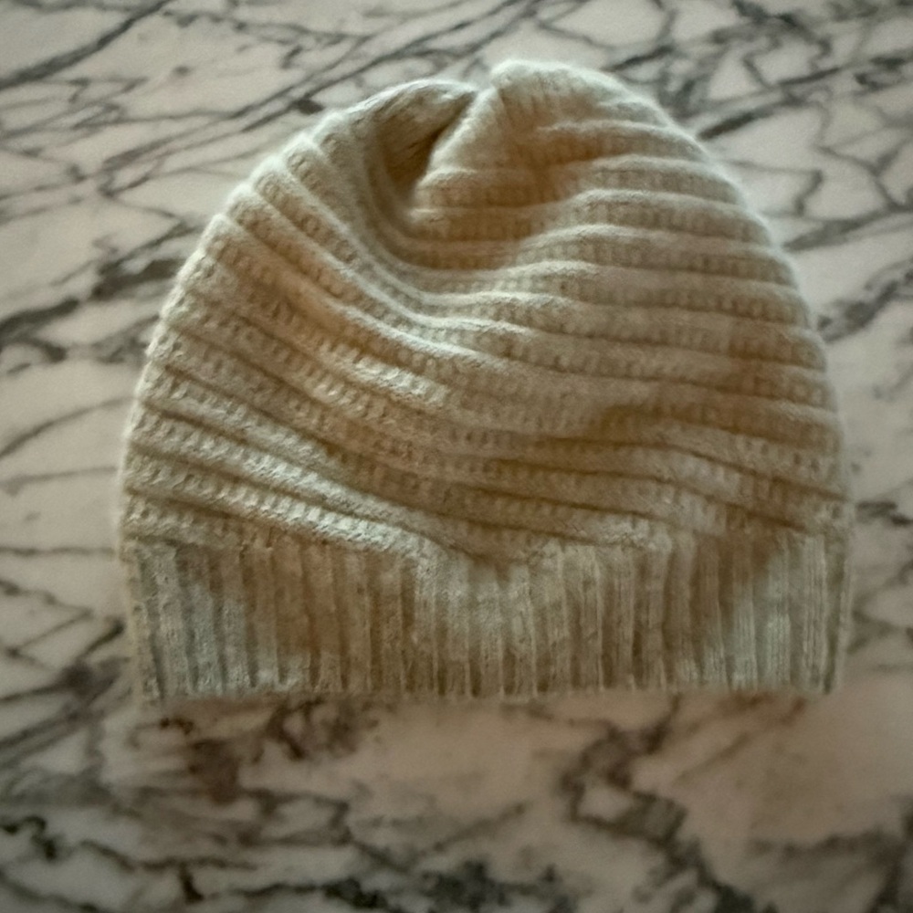 Yves Salomon Gray Beanie